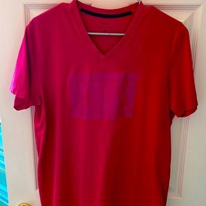 Mens Armani Exchange V Neck Graphic T XL